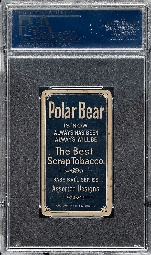 1909-1911 T206 White Border Jimmy Burke PSA GOOD 2 (MC) - Polar Bear Back