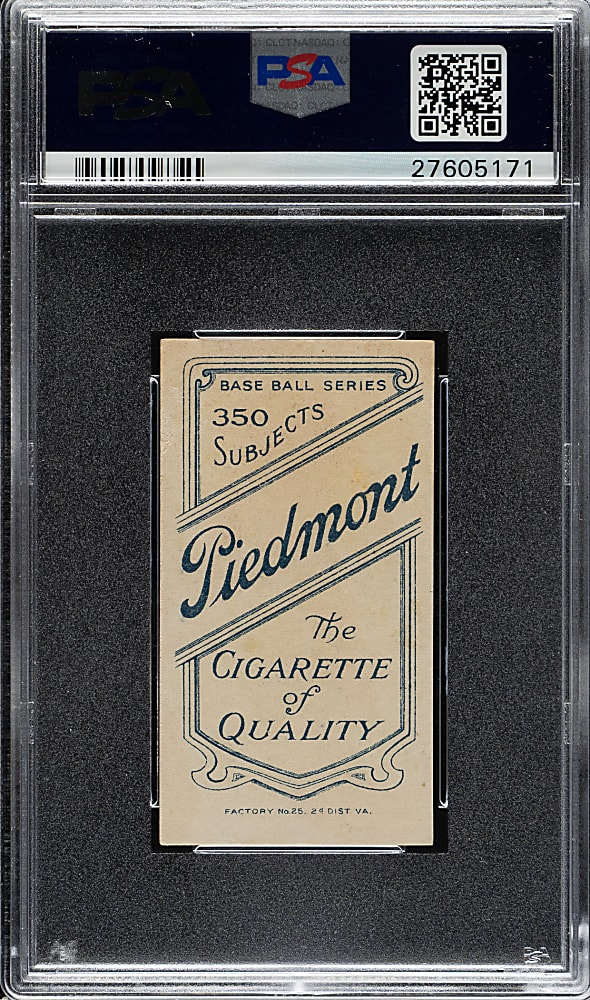 1909-1911 T206 White Border Jack Hayden PSA EX 5