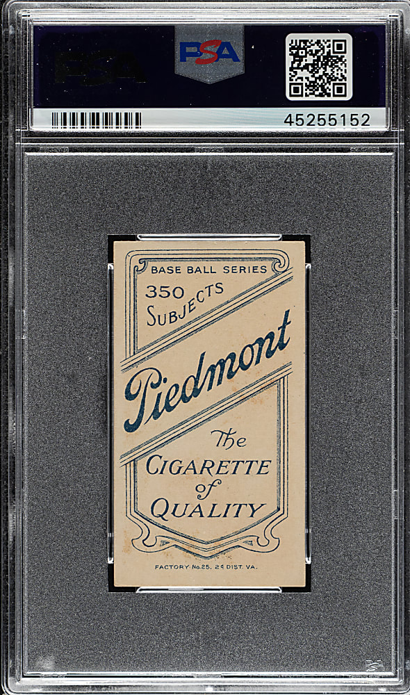 1909-1911 T206 White Border Monte Cross PSA EX-MT 6