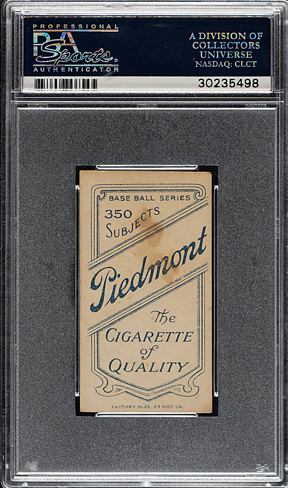 1909-1911 T206 White Border Spike Shannon PSA EX-MT 6