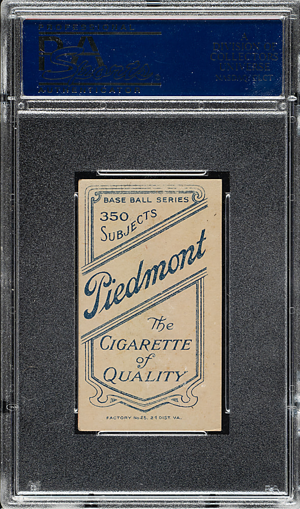 1909-1911 T206 White Border Sam Crawford with Bat PSA EX 5