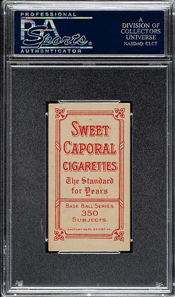 1909-1911 T206 White Border Ed Summers PSA EX+ 5.5