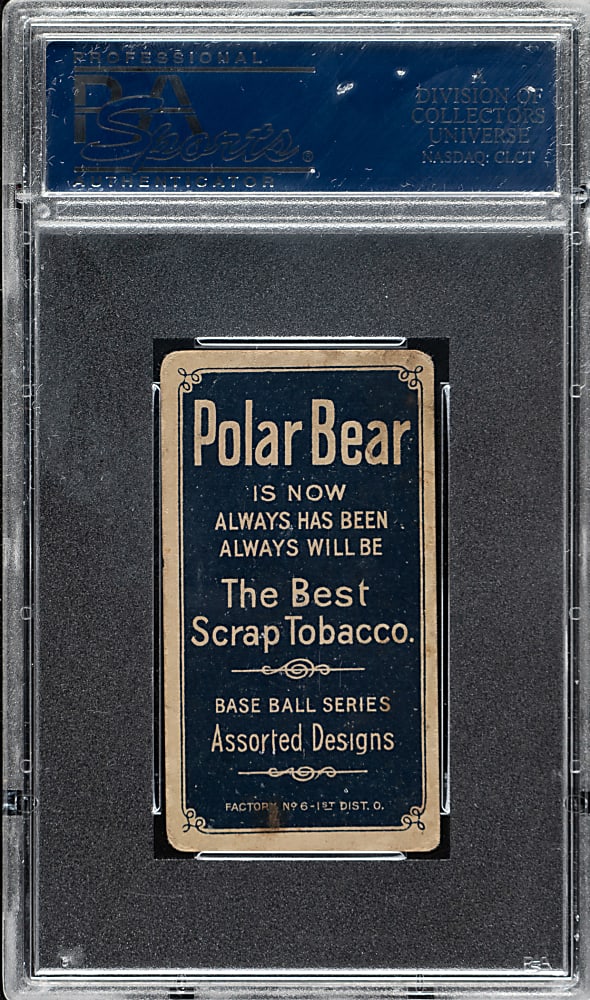 1909-1911 T206 White Border George Moriarty PSA VG 3 - Polar Bear Back