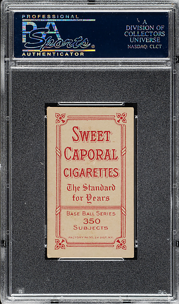 1909-1911 T206 White Border George Mullin with Bat PSA VG-EX 4