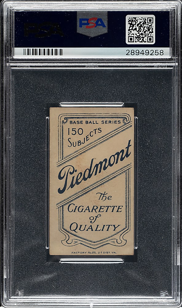 1909-1911 T206 White Border Wild Bill Donovan Portrait PSA EX 5 (MC)