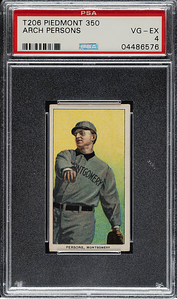 1909-1911 T206 White Border Arch Persons Southern Leaguer PSA VG-EX 4