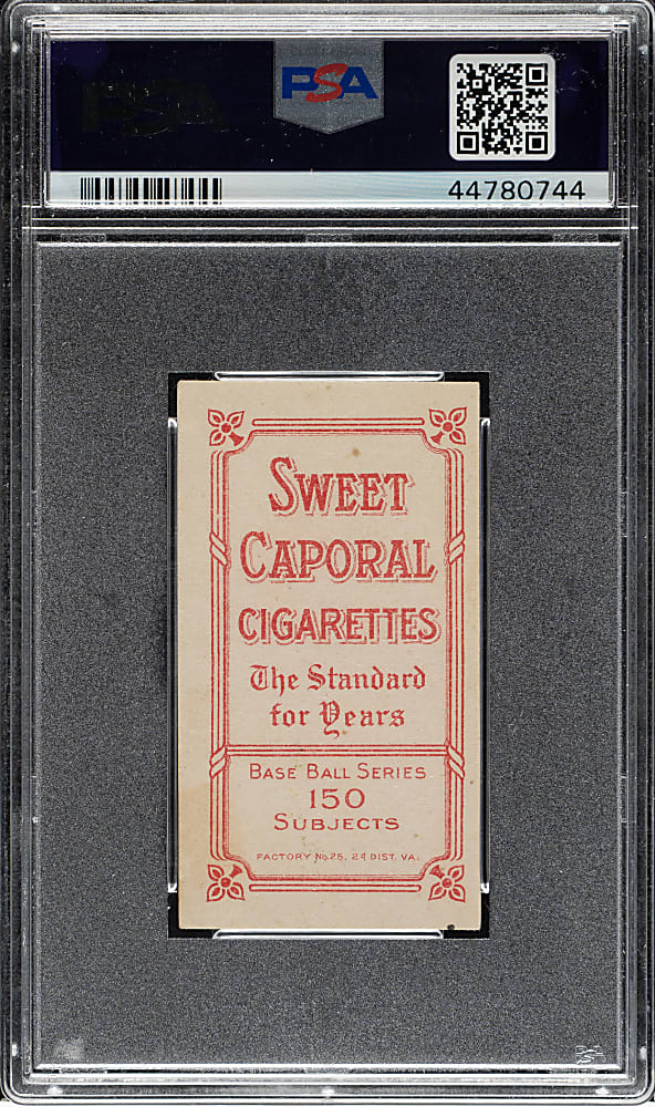 1909-1911 T206 White Border Jack Chesbro PSA EX-MT 6