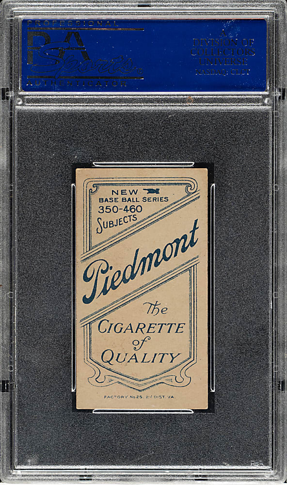 1909-1911 T206 White Border Hal Chase Throwing Dark Cap PSA EX-MT 6