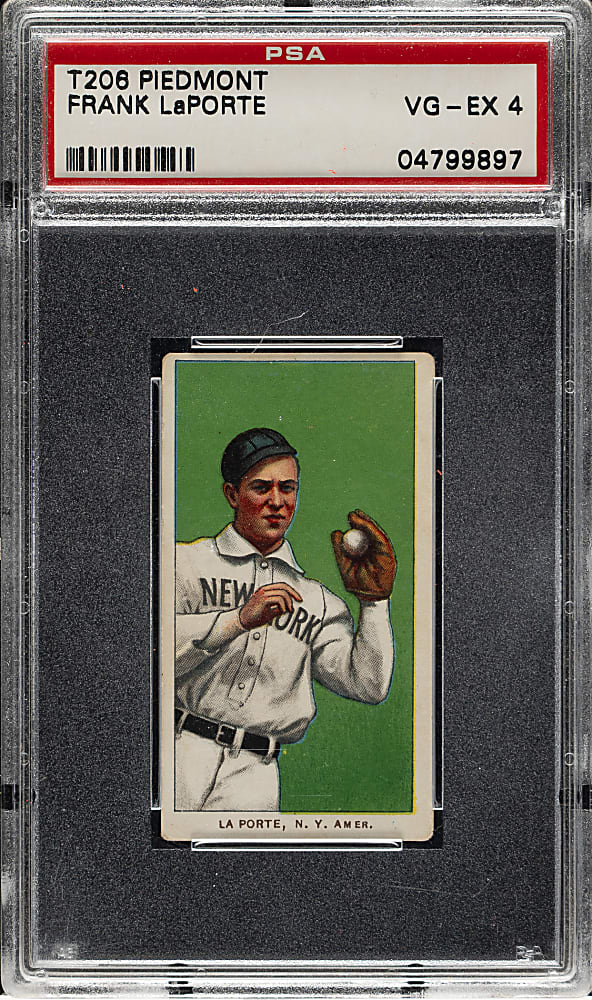 1909-1911 T206 White Border Frank LaPorte PSA VG-EX 4