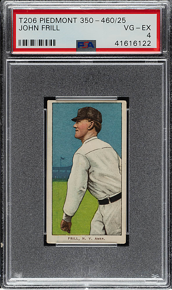 1909-1911 T206 White Border John Frill PSA VG-EX 4