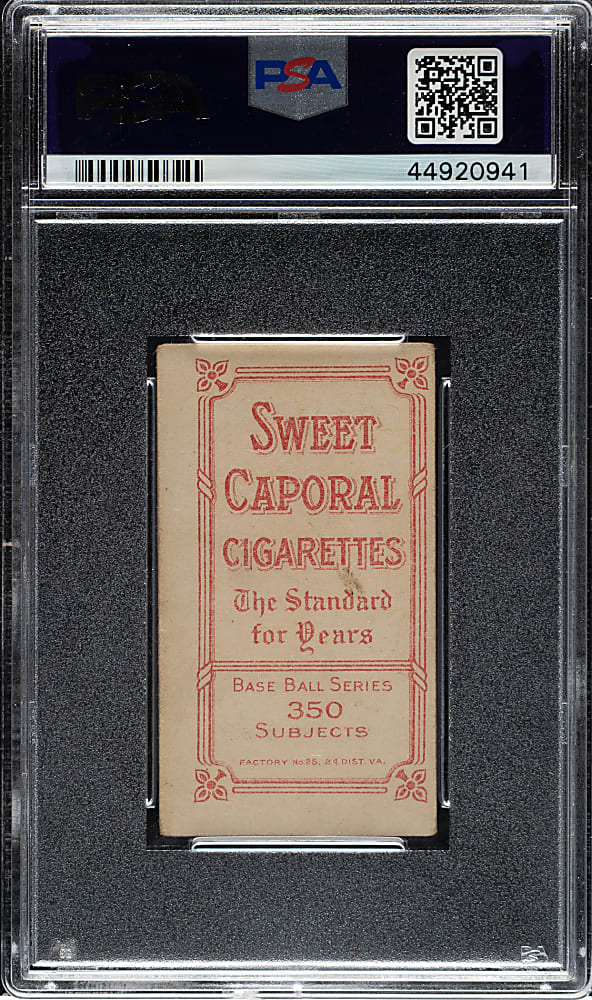 1909-1911 T206 White Border Jack Warhop PSA VG-EX 4