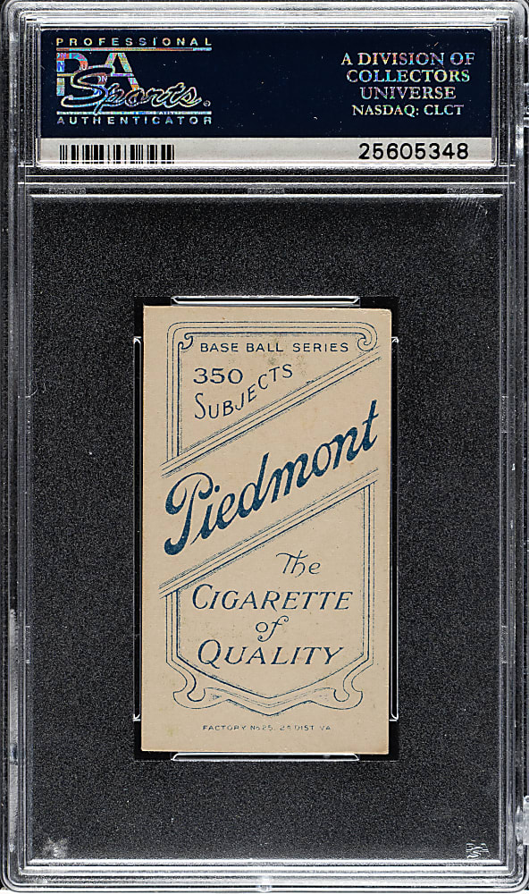 1909-1911 T206 White Border Ray Demmitt New York PSA EX 5