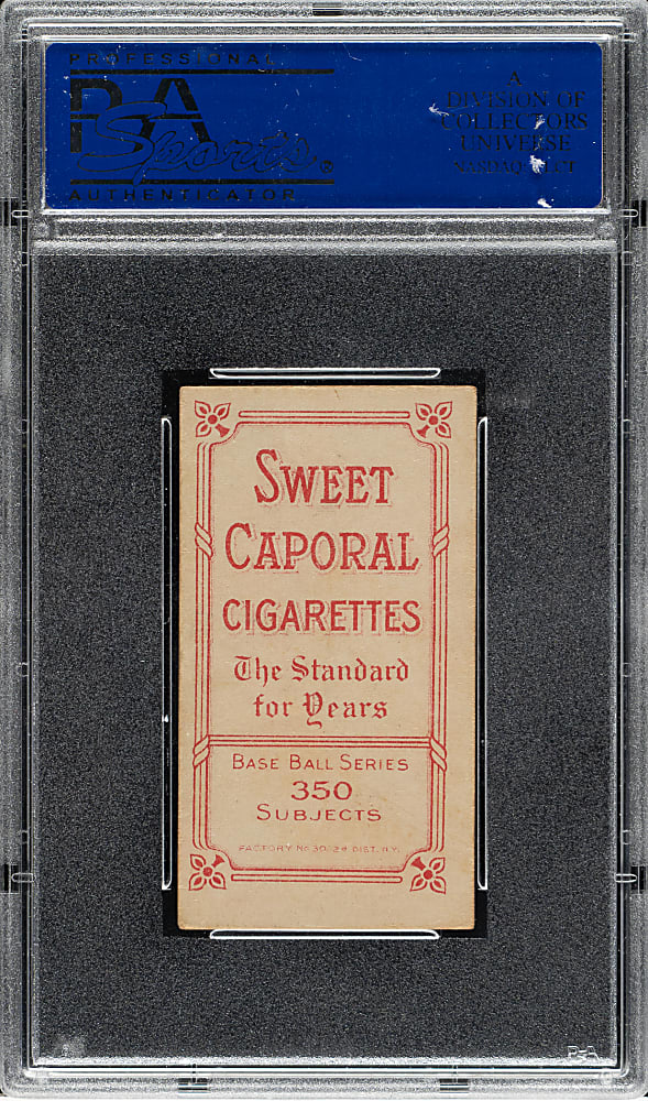 1909-1911 T206 White Border Clyde Engle PSA EX 5