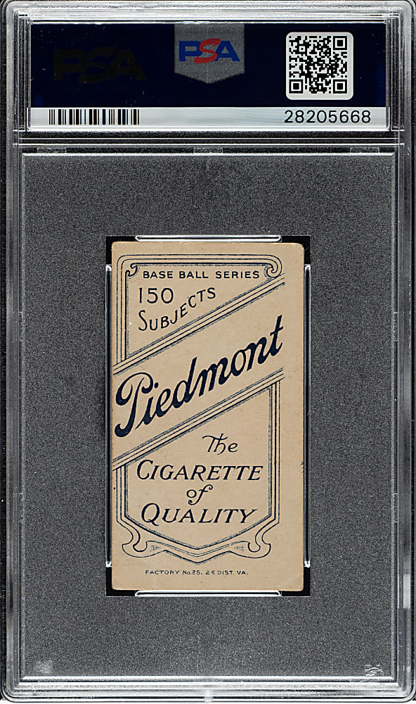 1909-1911 T206 White Border Kid Elberfeld Portrait New York PSA VG 3