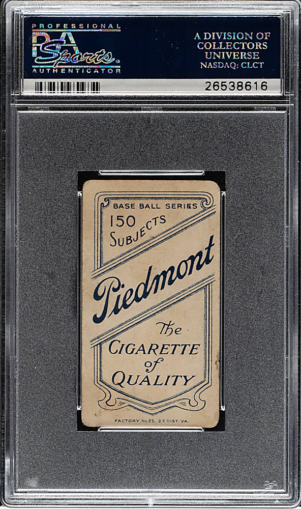 1909-1911 T206 White Border Neal Ball New York PSA VG 3