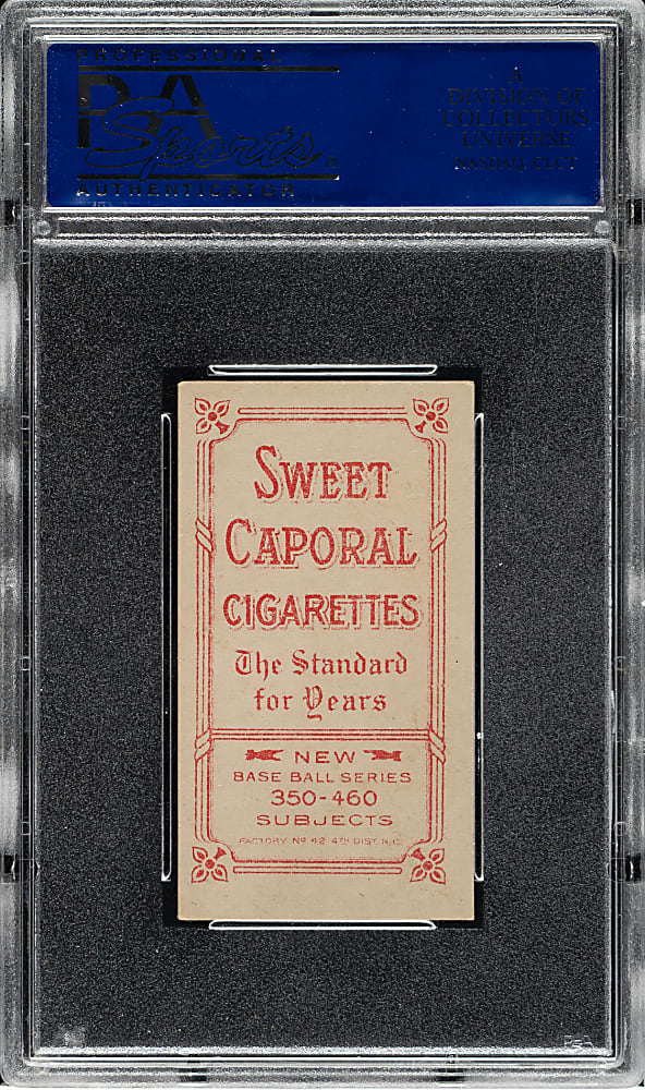 1909-1911 T206 White Border Russ Ford PSA EX-MT 6