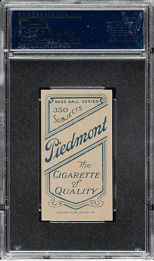 1909-1911 T206 White Border Charlie Hemphill PSA EX-MT 6