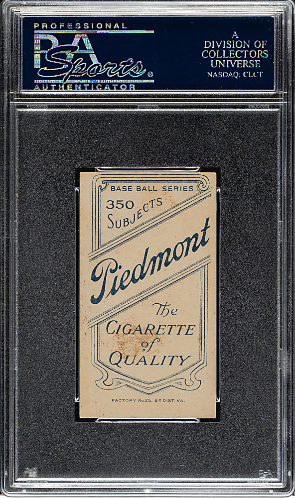 1909-1911 T206 White Border Jack Quinn PSA EX-MT 6