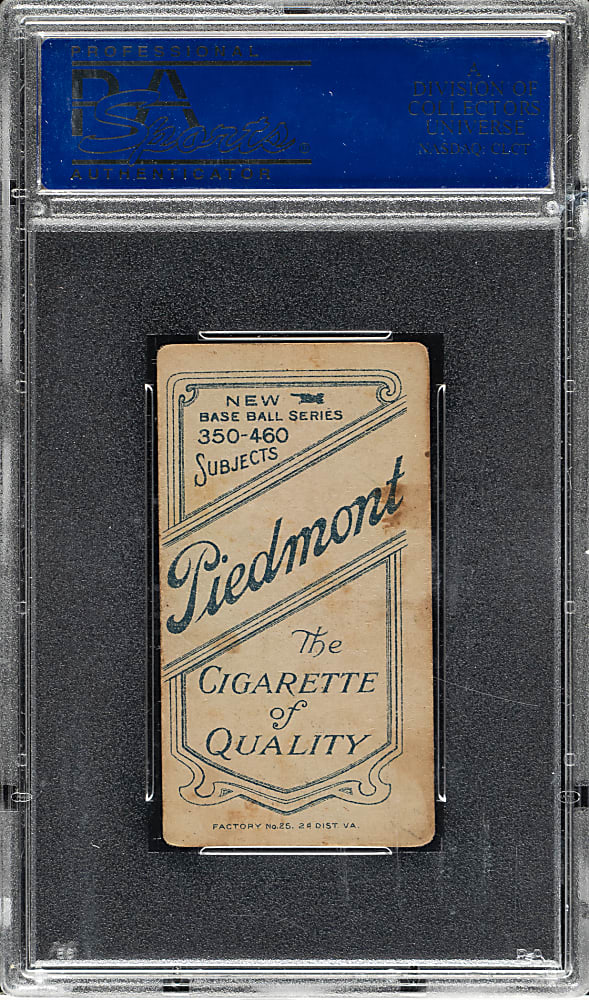 1909-1911 T206 White Border John McGraw Glove at Hip PSA VG-EX 4