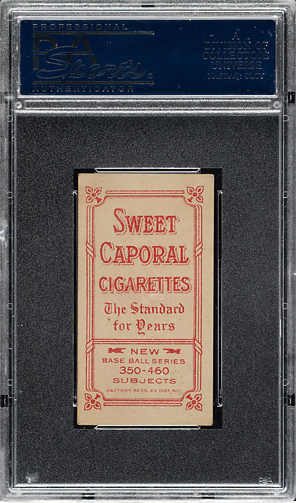 1909-1911 T206 White Border Rube Marquard Follow-Through PSA EX 5