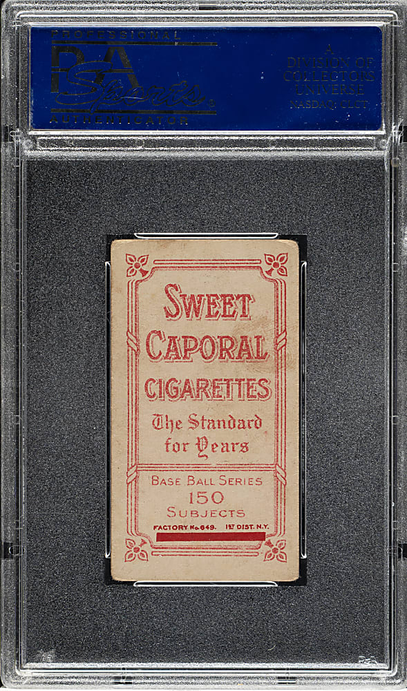 1909-1911 T206 White Border Christy Mathewson White Cap PSA VG-EX 4