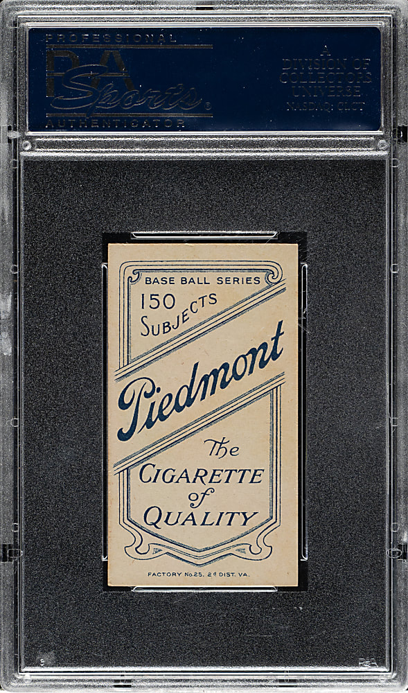 1909-1911 T206 White Border Red Ames Portrait PSA EX-MT+ 6.5