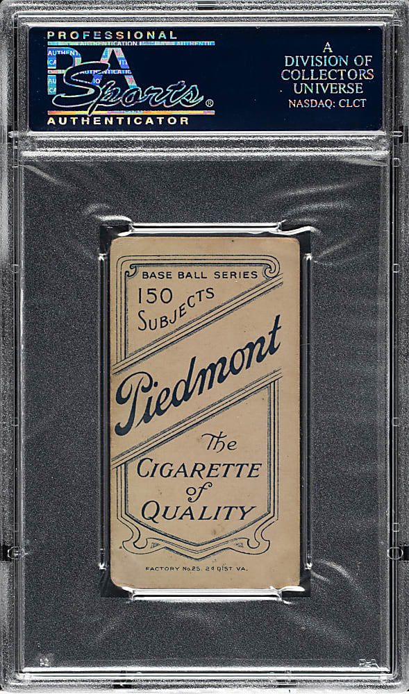 1909-1911 T206 White Border Red Ames Portrait PSA GOOD+ 2.5