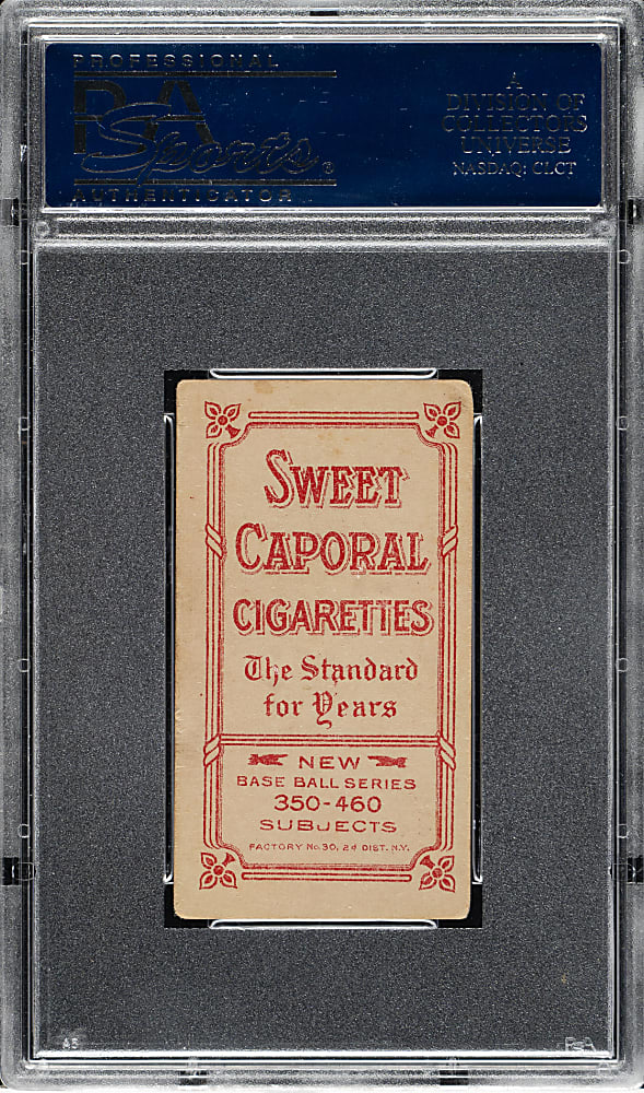 1909-1911 T206 White Border Al Bridwell Portrait with Cap PSA VG-EX+ 4.5