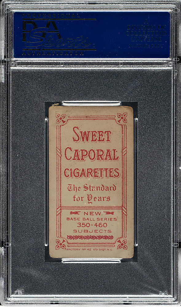 1909-1911 T206 White Border Arlie Latham PSA VG 3