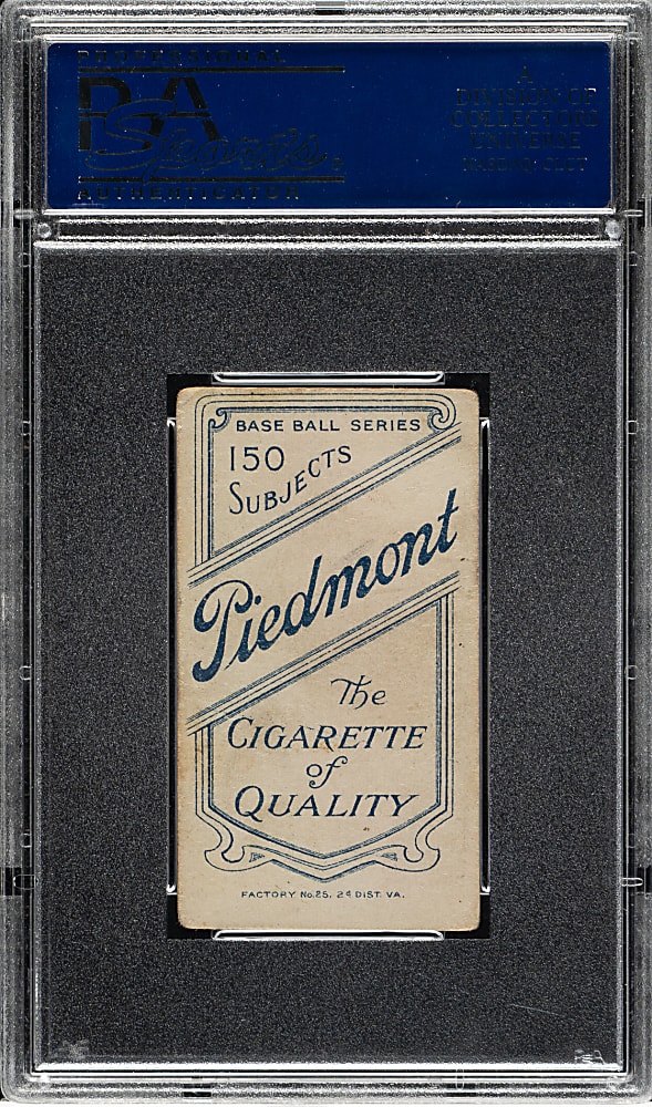 1909-1911 T206 White Border Cy Seymour Batting PSA VG 3