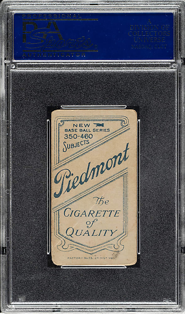 1909-1911 T206 White Border Admiral Schlei Portrait PSA VG 3