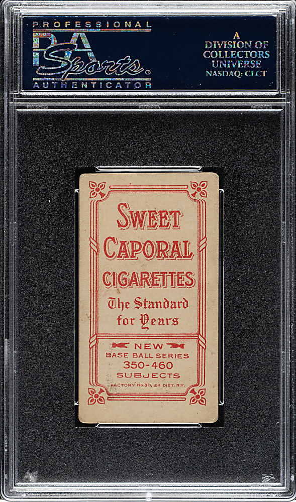 1909-1911 T206 White Border Hooks Wiltse Portrait with Cap PSA VG 3