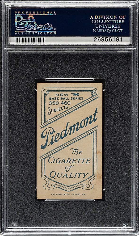 1909-1911 T206 White Border Fred Merkle Throwing PSA VG+ 3.5