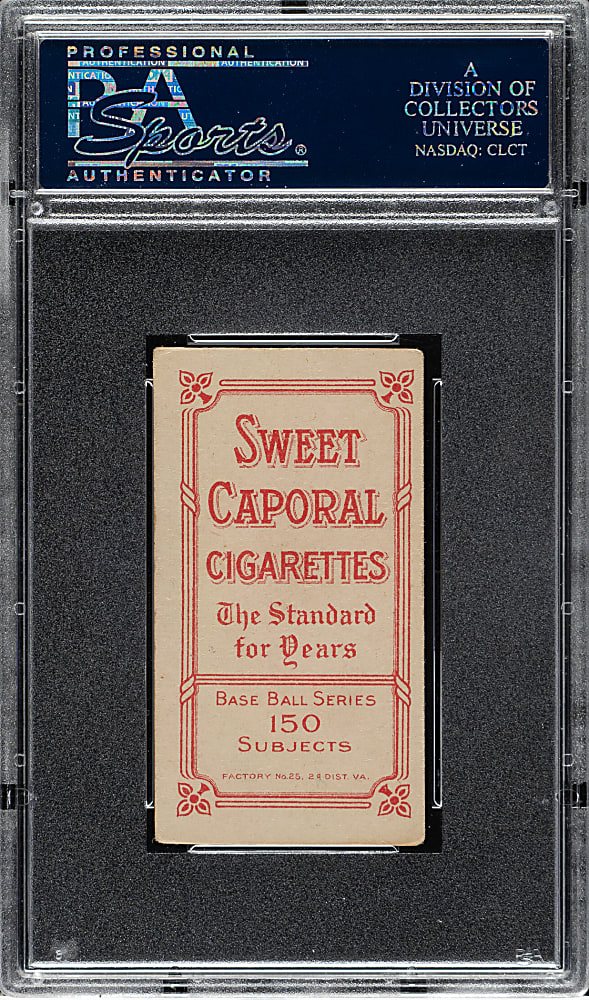 1909-1911 T206 White Border Buck Herzog New York PSA VG+ 3.5