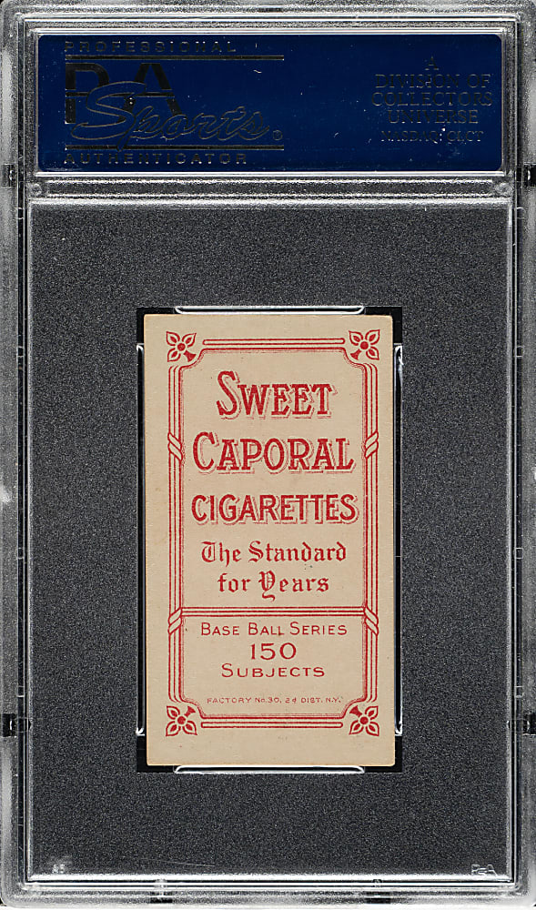 1909-1911 T206 White Border Admiral Schlei Catching PSA EX+ 5.5