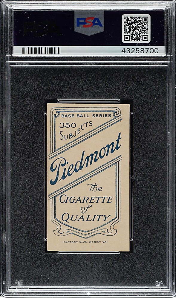 1909-1911 T206 White Border Larry Doyle with Bat PSA EX+ 5.5