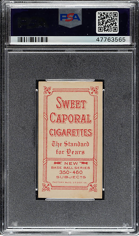 1909-1911 T206 White Border Cy Seymour Portrait PSA EX 5