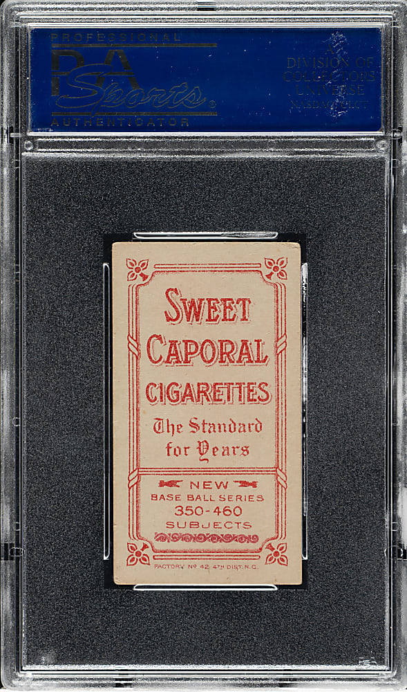 1909-1911 T206 White Border Admiral Schlei Batting PSA EX 5