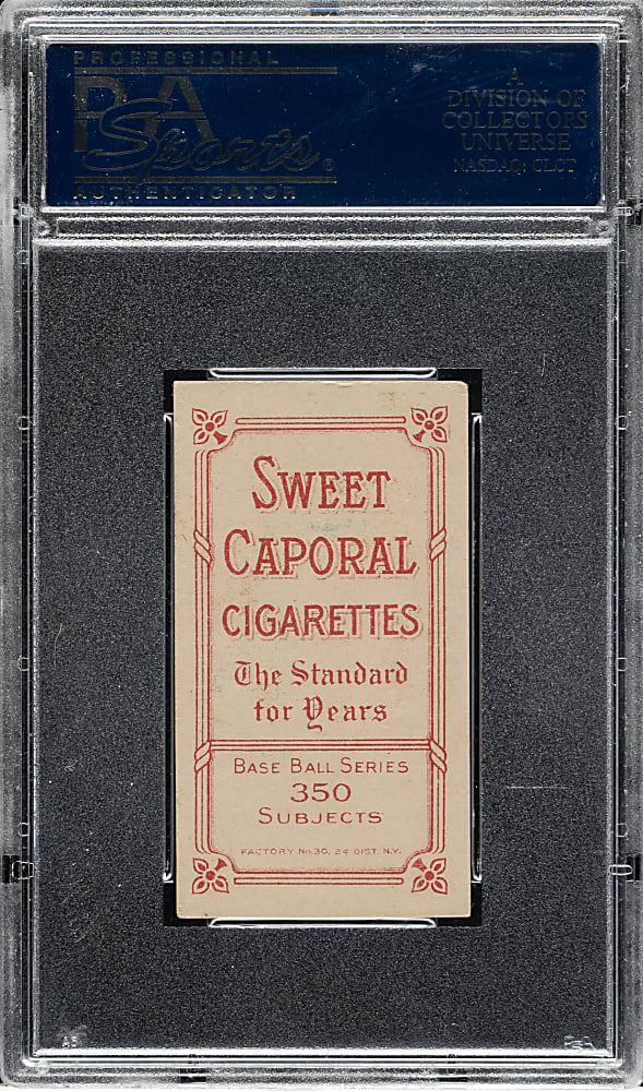 1909-1911 T206 White Border Hooks Wiltse Portrait No Cap PSA EX 5