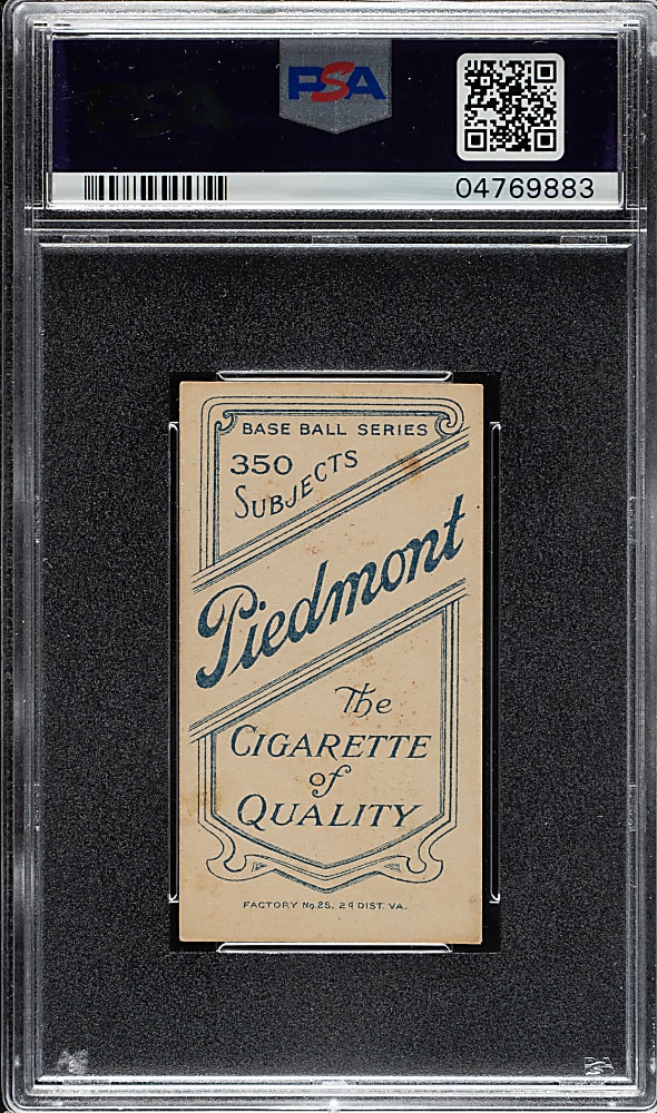 1909-1911 T206 White Border Chief Myers Batting PSA EX-MT 6