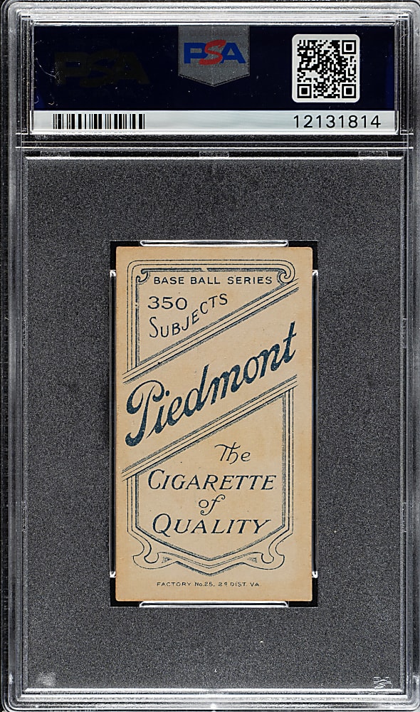 1909-1911 T206 White Border Cy Seymour Batting PSA EX-MT 6