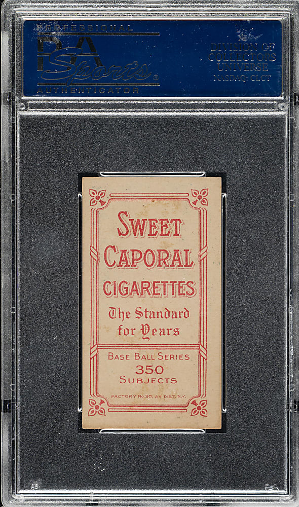 1909-1911 T206 White Border Hooks Wiltse Pitching PSA EX-MT 6