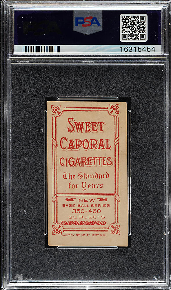 1909-1911 T206 White Border Arlie Latham PSA EX-MT 6