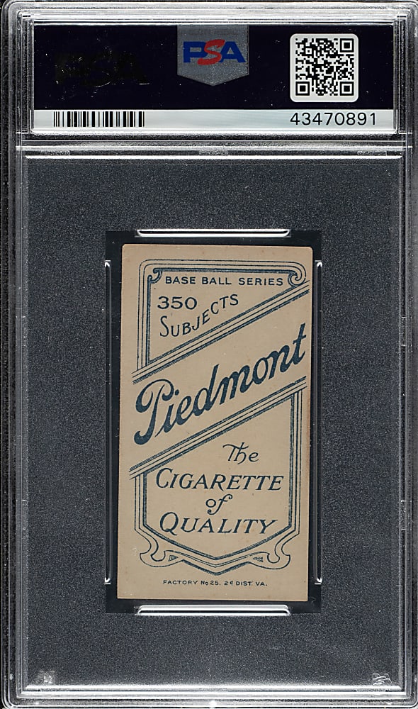 1909-1911 T206 White Border Art Fletcher PSA EX-MT 6