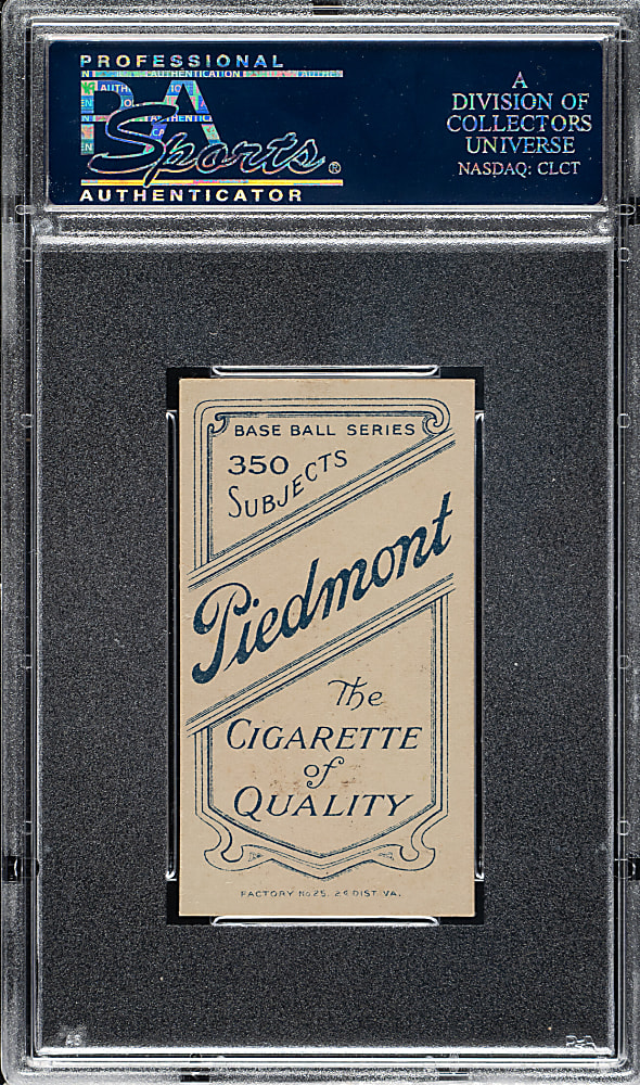 1909-1911 T206 White Border George Brown Washington PSA EX-MT 6