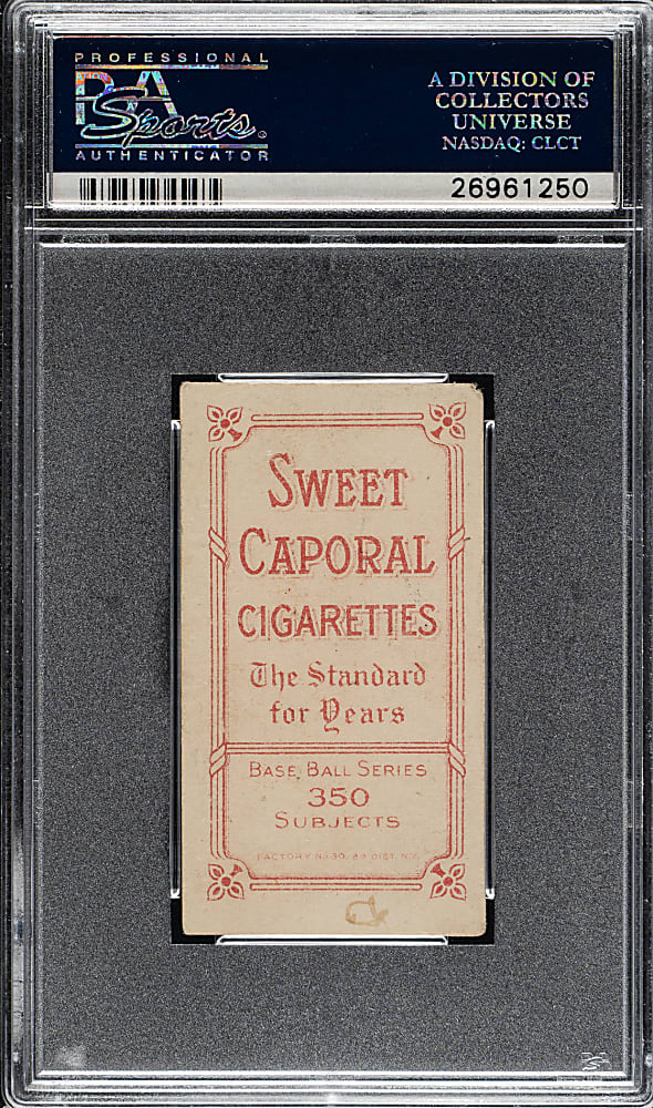 1909-1911 T206 White Border George Brown Washington PSA VG 3