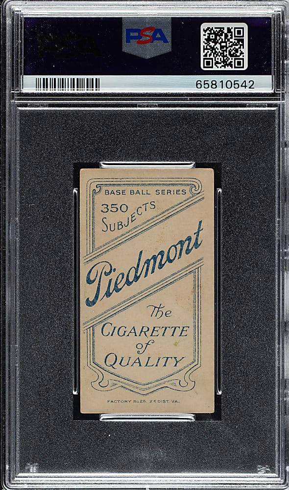 1909-1911 T206 White Border Bob Groom PSA EX 5