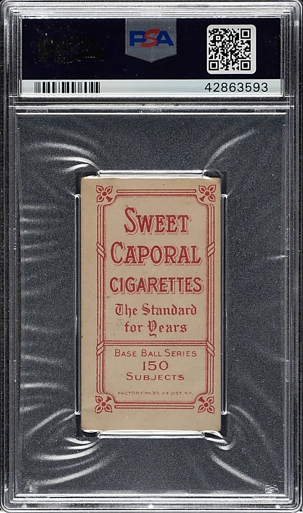 1909-1911 T206 White Border Bob Ganley PSA VG-EX 4