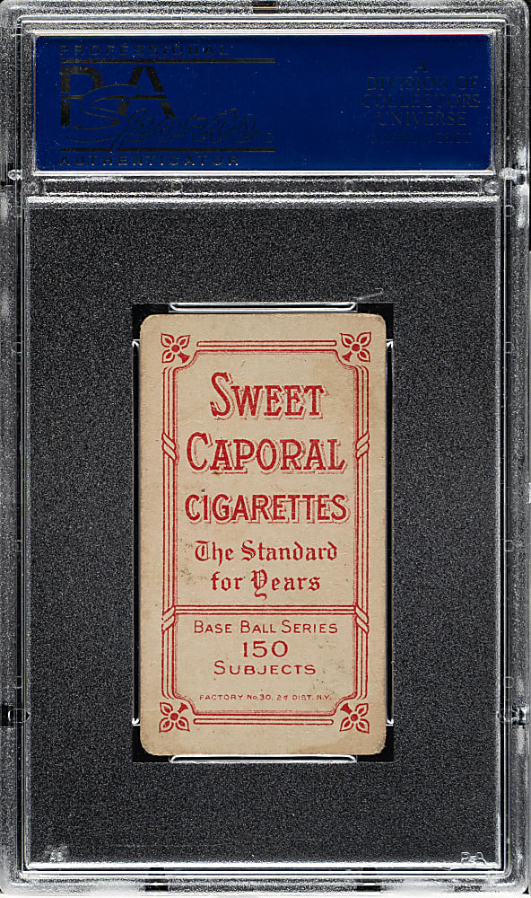 1909-1911 T206 White Border Bob Ganley PSA VG 3