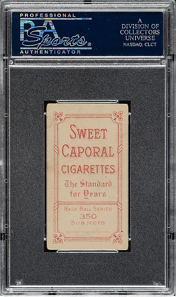 1909-1911 T206 White Border Wid Conroy Fielding PSA VG+ 3.5